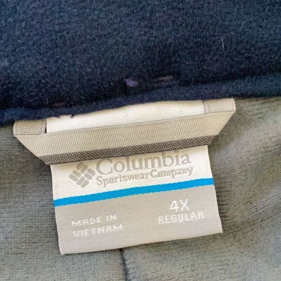 Columbia Omni-Tech Waterproof Snow Ski Pants Men’s 4XL Breathable Navy - Picture 8 of 9